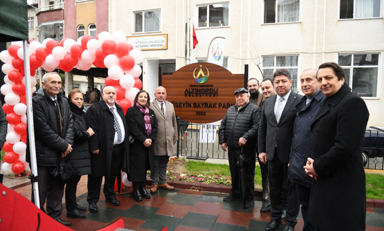 Altınordu Belediyesi Merhum Hüseyin Bayrak Çocuk Parkı Açılışı 1