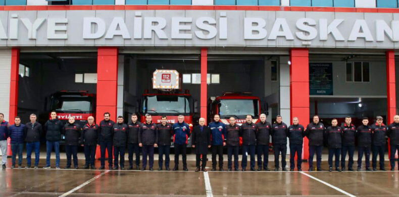 Ordu Büyükşehir Belediye Başkanı Mehmet Hilmi Güler İtfaiye Daire Başkanlığını Ziyaret Etti