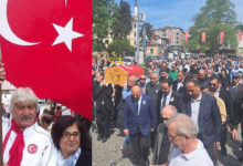 Ahmet Birben'in Cenazesi Cumhuriyet Meydanından Büyük Camiye Omuzlarda Taşındı 3