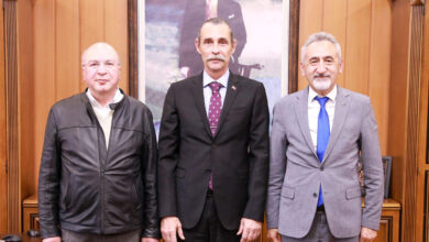 Ankara Etimesgut Belediye Başkanını Ordu Milletvekili Mustafa Adıgüzel ile Ünye İlçe Başkanı İsa Maral Ziyaret Ettiler
