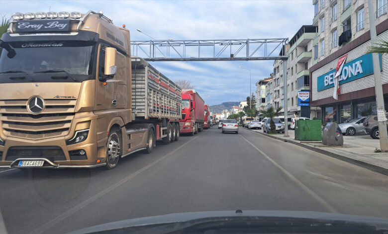 Ünye Çevre Yolu Trafik