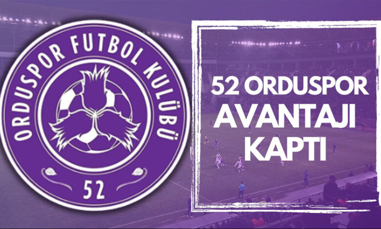 Ordu Avantajı Kaptı