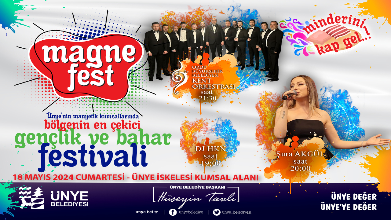 Ünye Magnefest Gençlik ve Bahar Festivali
