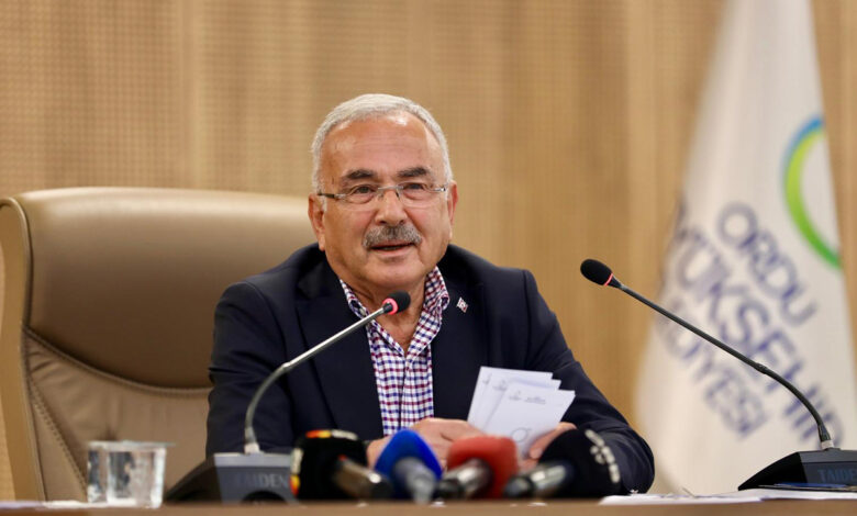 Ordu Büyükşehir Belediye Başkanı Dr.Mehmet Hilmi Güler Ağustos Ayı Meclis Toplantısında