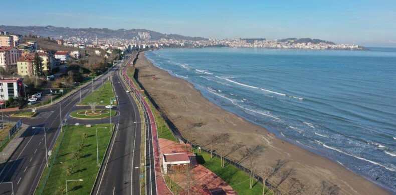 Ordu Büyükşehir Belediyesinin Daha Önceden Ünye'de Hayata Geçirdiği Bisiklet Yolu